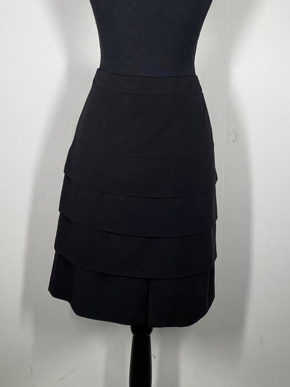 Chaps Pencil Denim Skirt Women's 16 Black Casual